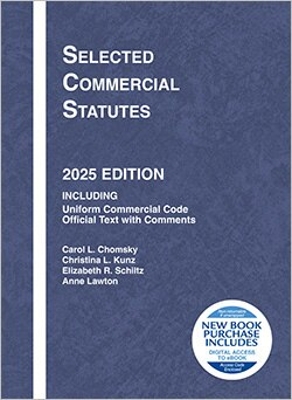 Selected Commercial Statutes for Sales 2025